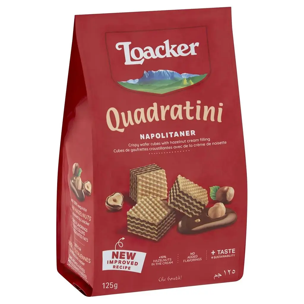 Loacker Quadratini Napolitaner Wafers 125 g - view 1