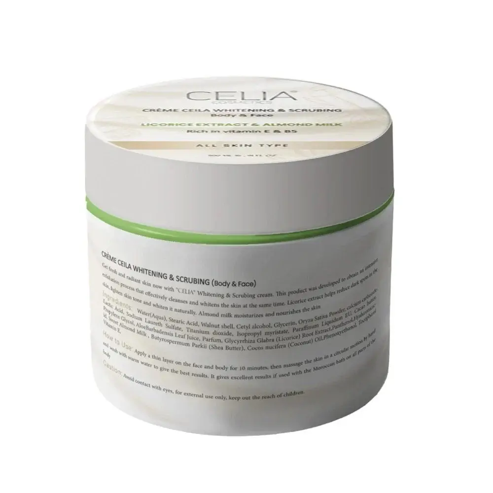 Celia Crème Whitening & Scrubing Licorice Extract & Almond Milk 500 ml - view 2