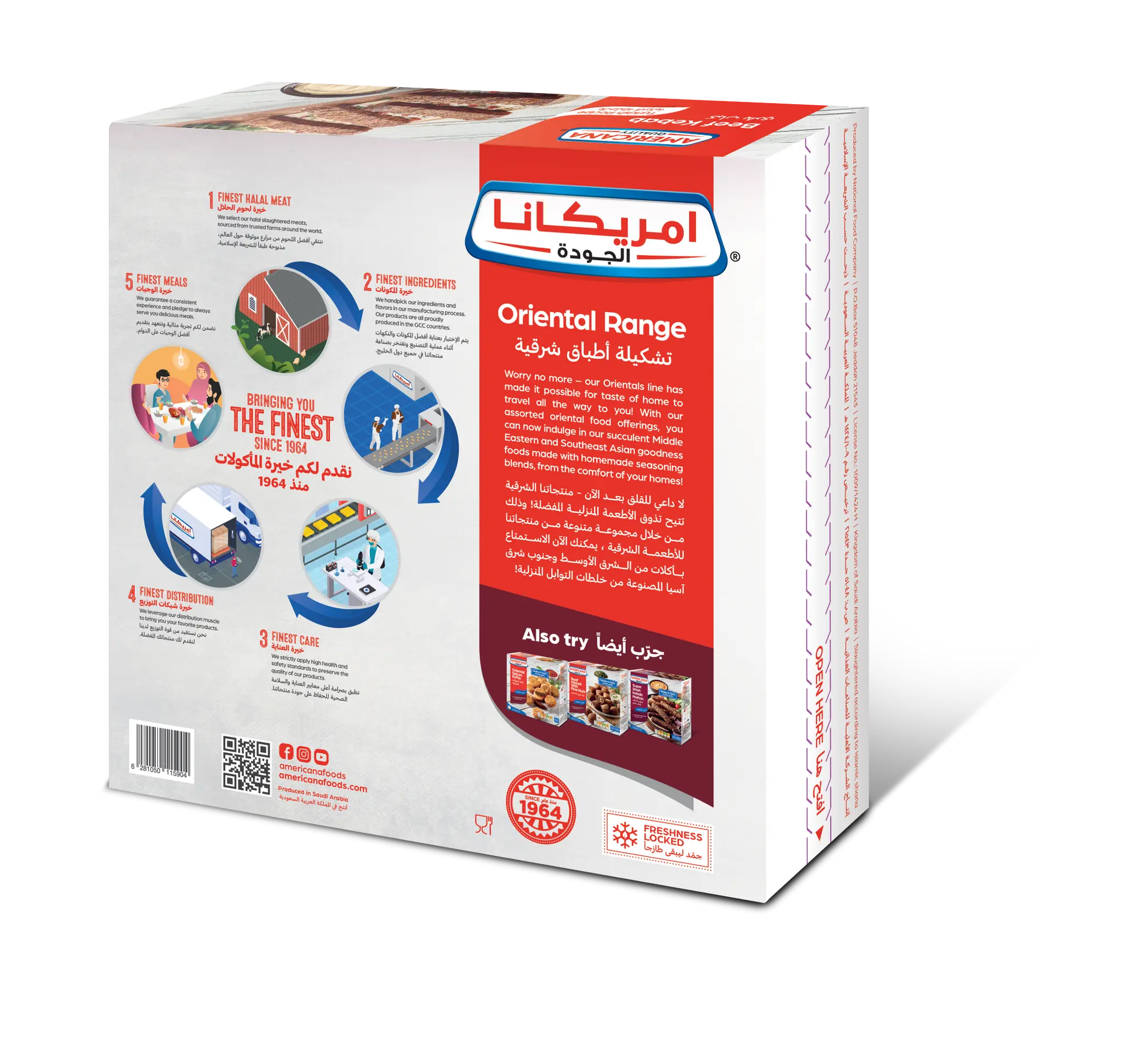Americana Beef Kabab Turkish Recipe 600 gm - view 2
