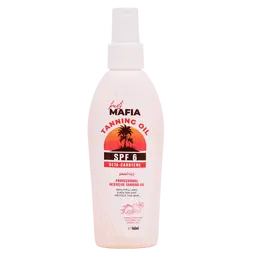 بيوتي مافيا زيت تسمير بمعامل حماية SPF 6 بخاخ 140 مل