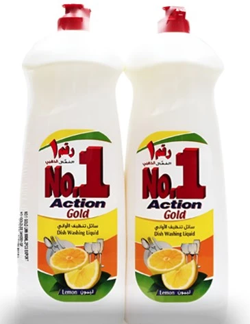 No.1 Gold Dishwashing Liquid Lemon 800MlX2
