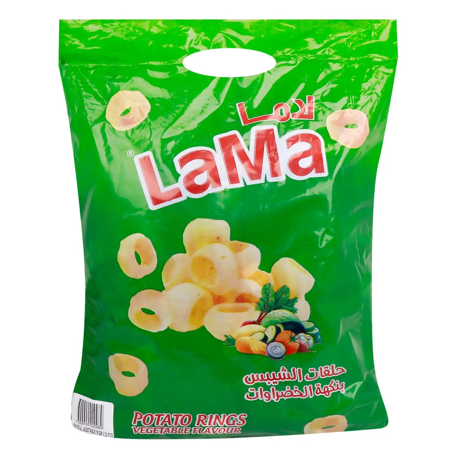 Lama Potato Rings Vgetable Flavour 20 pcs 18 gm - view 1