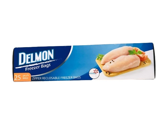 Delmon Freezer Zipper Bags 25 Bags