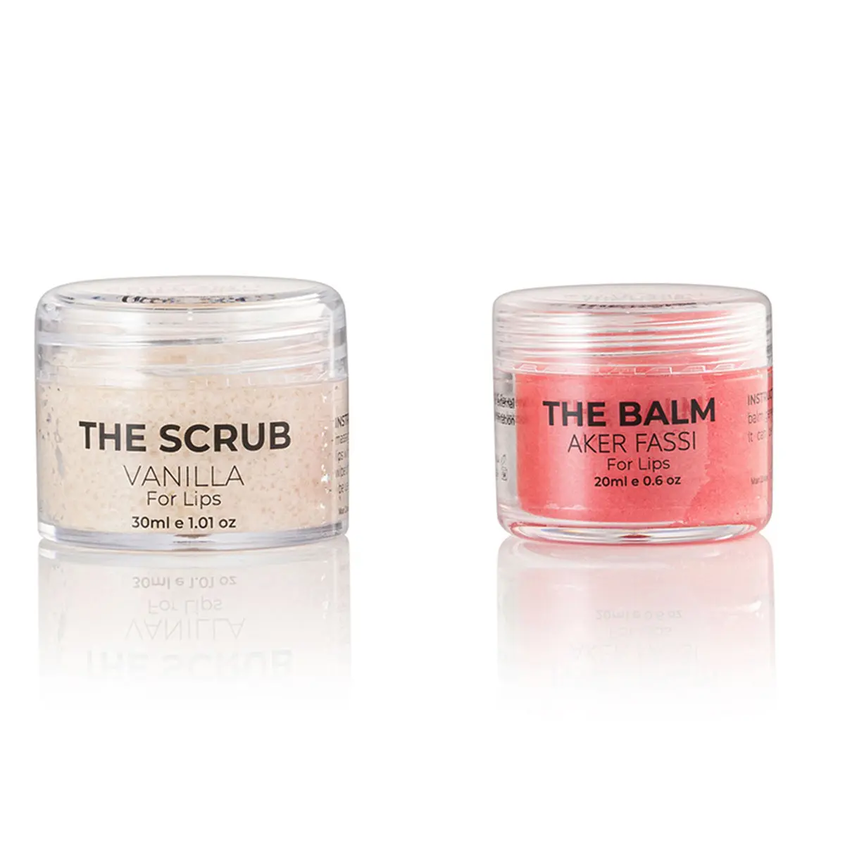 White Shell KIT Vanilla Lip Scrub 30 ml and Lip Balm Moisturizer with Aker Fassi 20 ml - view 1