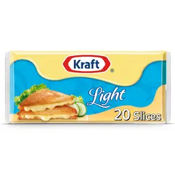 Kraft Light Slices Cheddar Cheese 20 pcs 400 gm