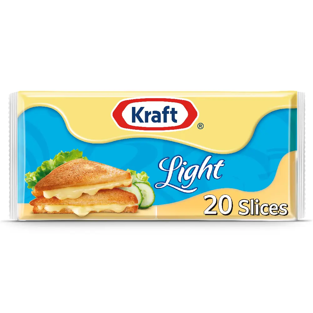 Kraft Light Slices Cheddar Cheese 20 pcs 400 gm - view 1
