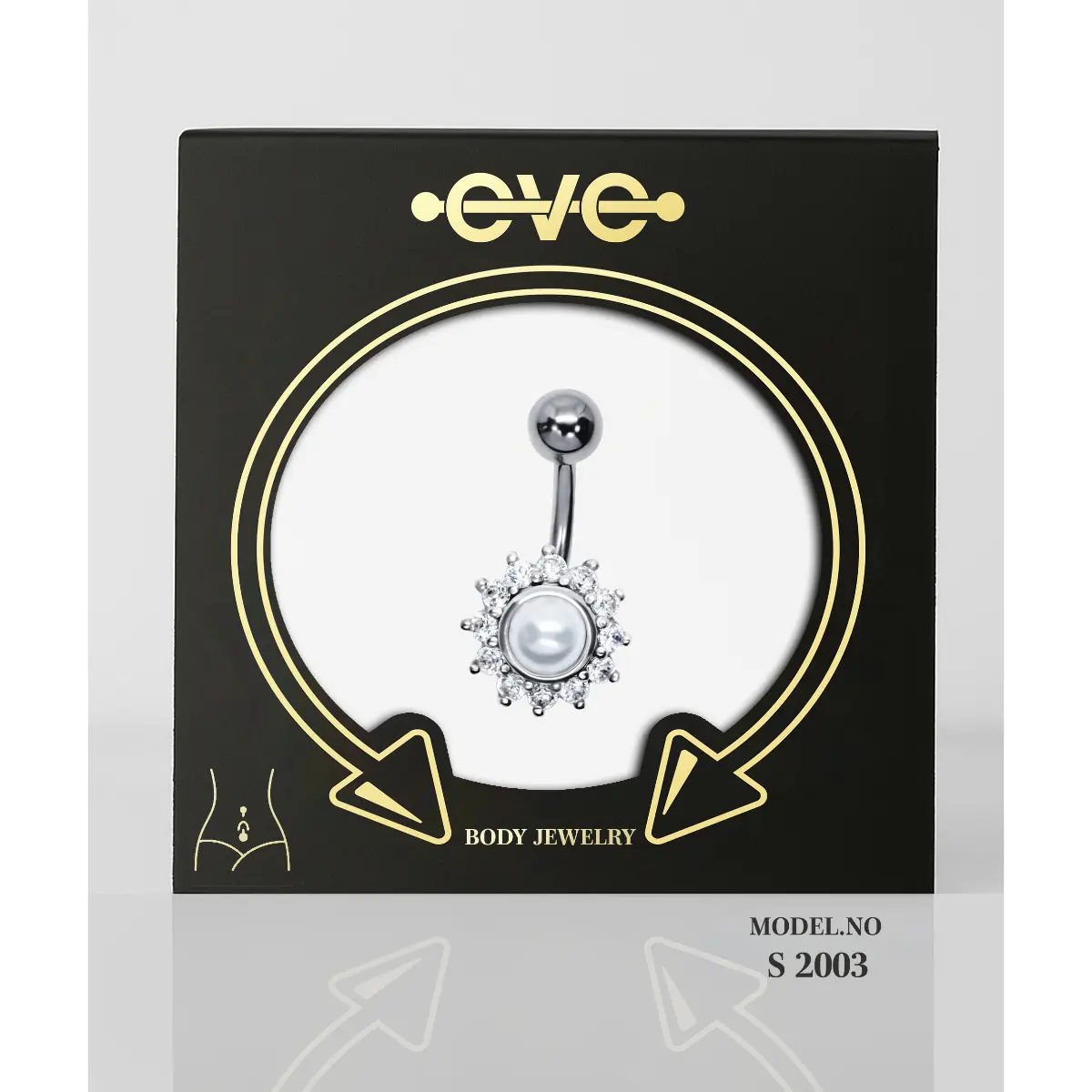 Eve Piercing Silver  S 2003 Belly - view 1