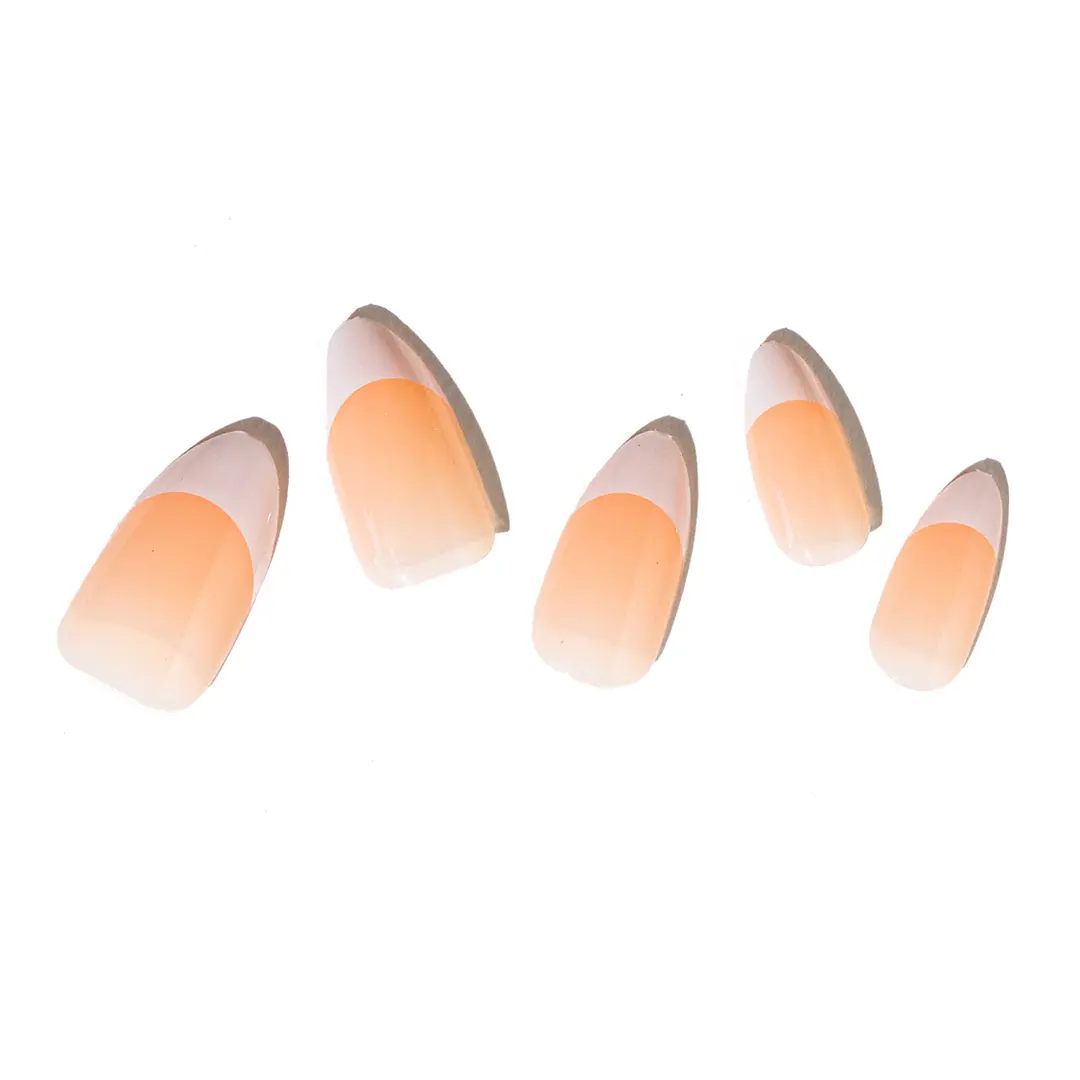 Loca Acrylic Nails A4-Almond Shape Natural French - view 5