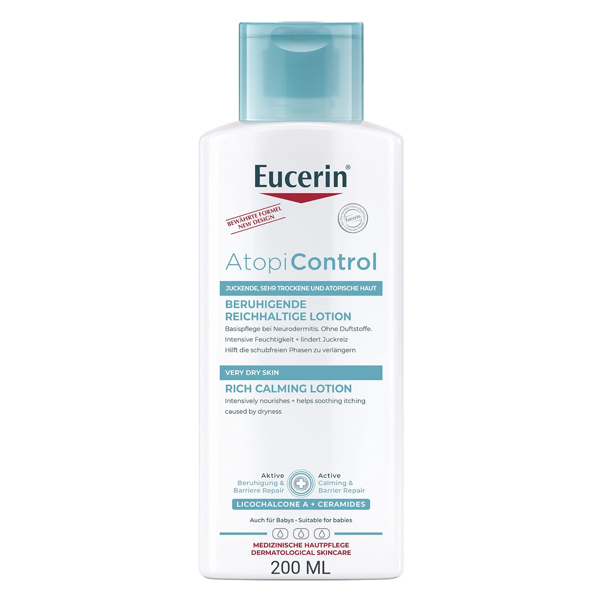 Eucerin AtopiControl Calming Lotion with Natural Omega Oils 250ml