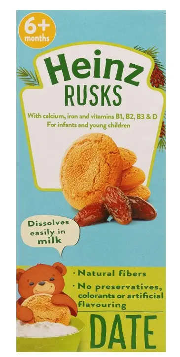 Heinz  Rusks For Infants And Young Children Dates 150 Gm - view 1