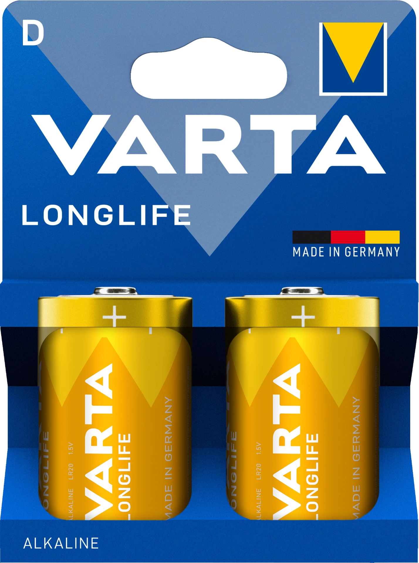 Varta Battery Longlife D  Bli 2 pcs