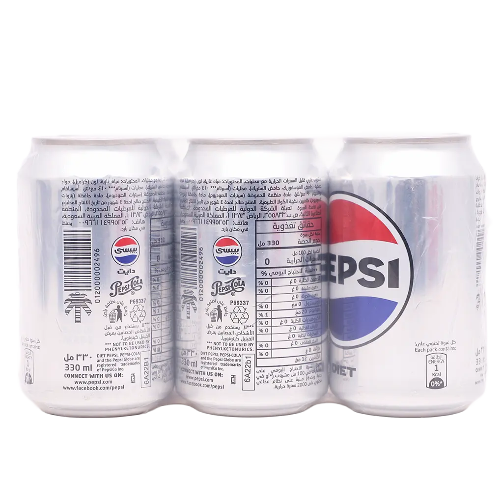  Pepsi Diet Soft Drink 6 pcs 330 ml - view 4