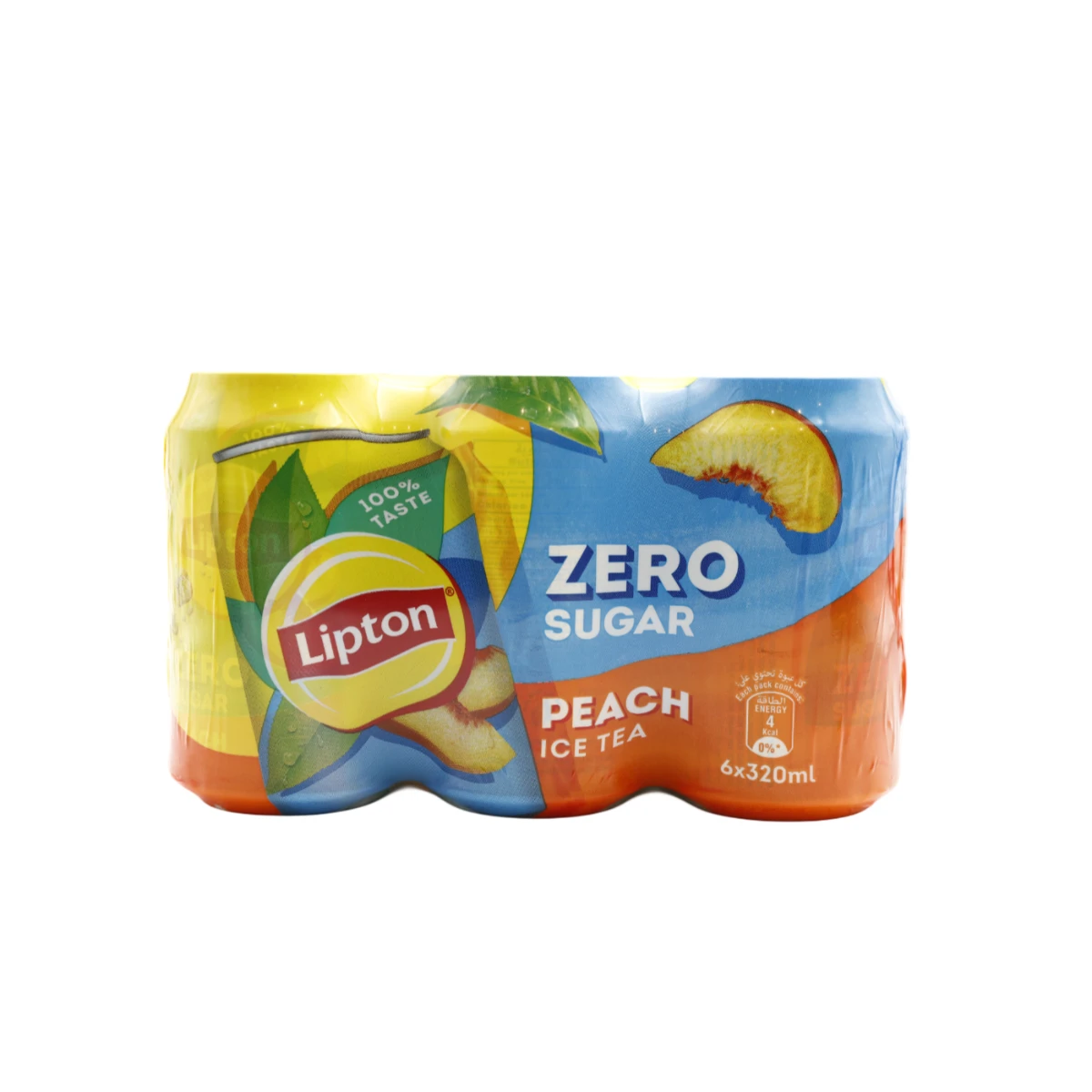 Lipton Ice Tea Zero Sugar Peach 6 Pcs 320 ml