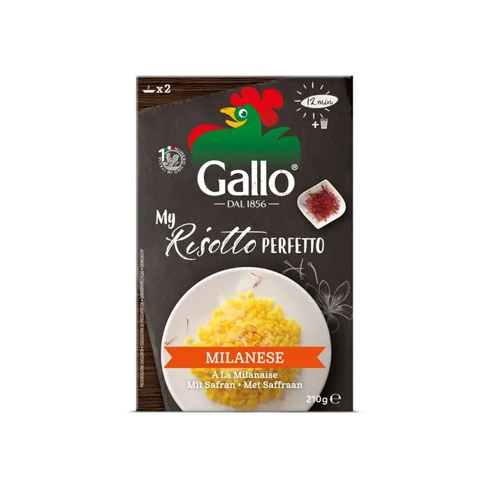 Riso Gallo Risotto Saffron 175 gm - view 1