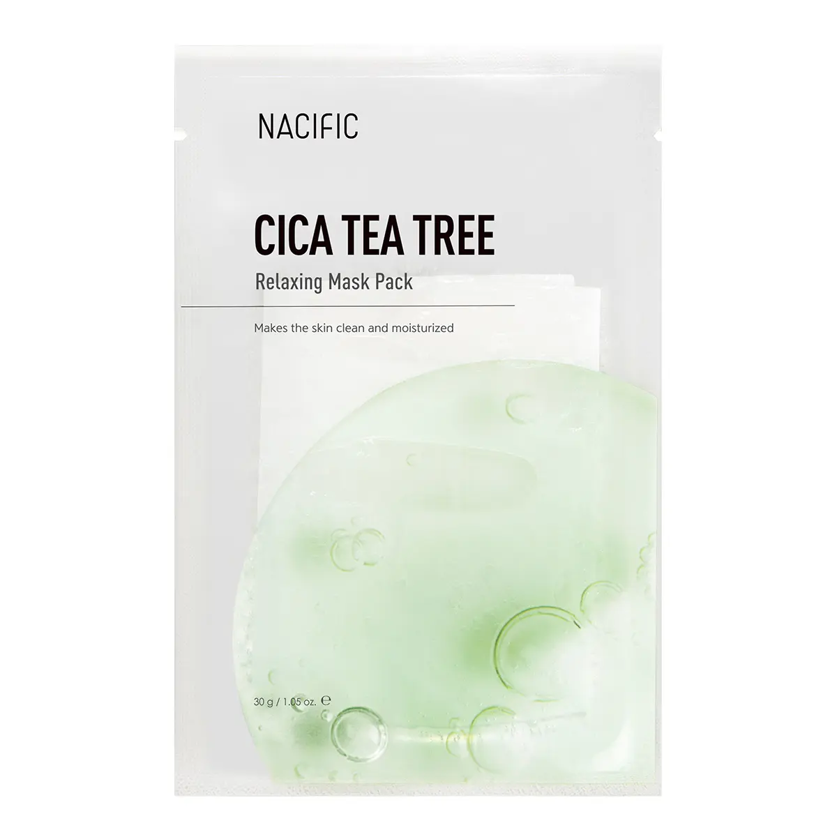 Nacific Cica Tea Tree Relaxing Mask Pack 10 Masks - view 2