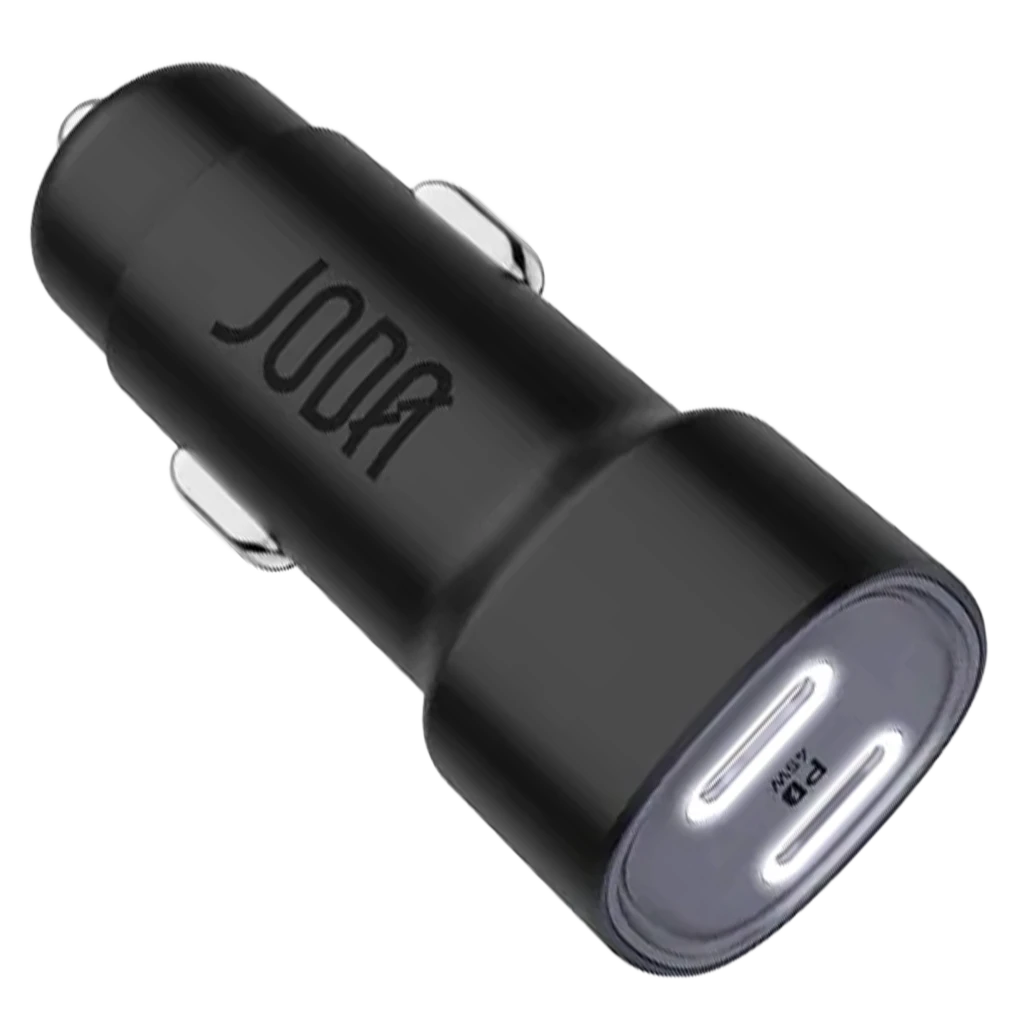 Joda Usb-C 2-Port Car Charger Black 45W
