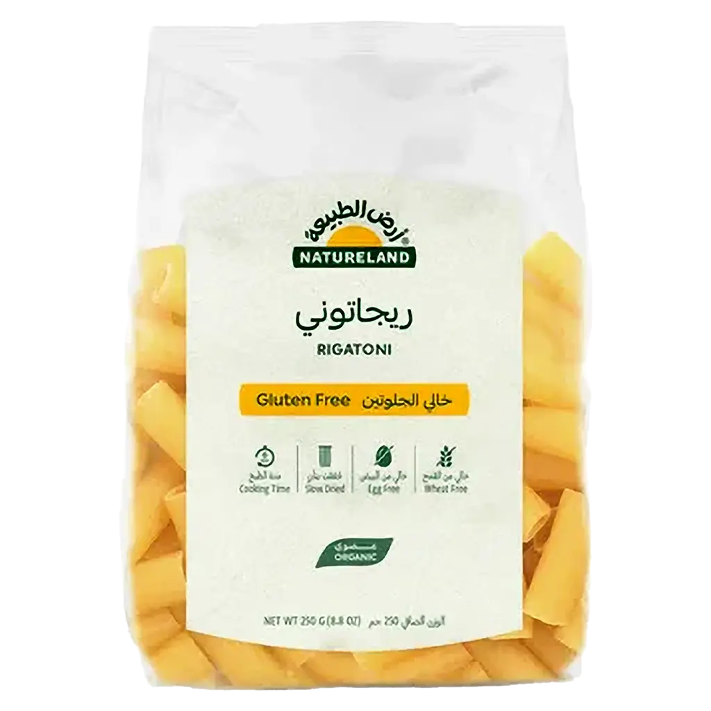 Natureland Gluten Free Rigatoni Pasta 250 gm - view 1