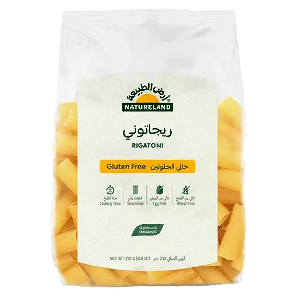 Natureland Gluten Free Rigatoni Pasta 250 gm