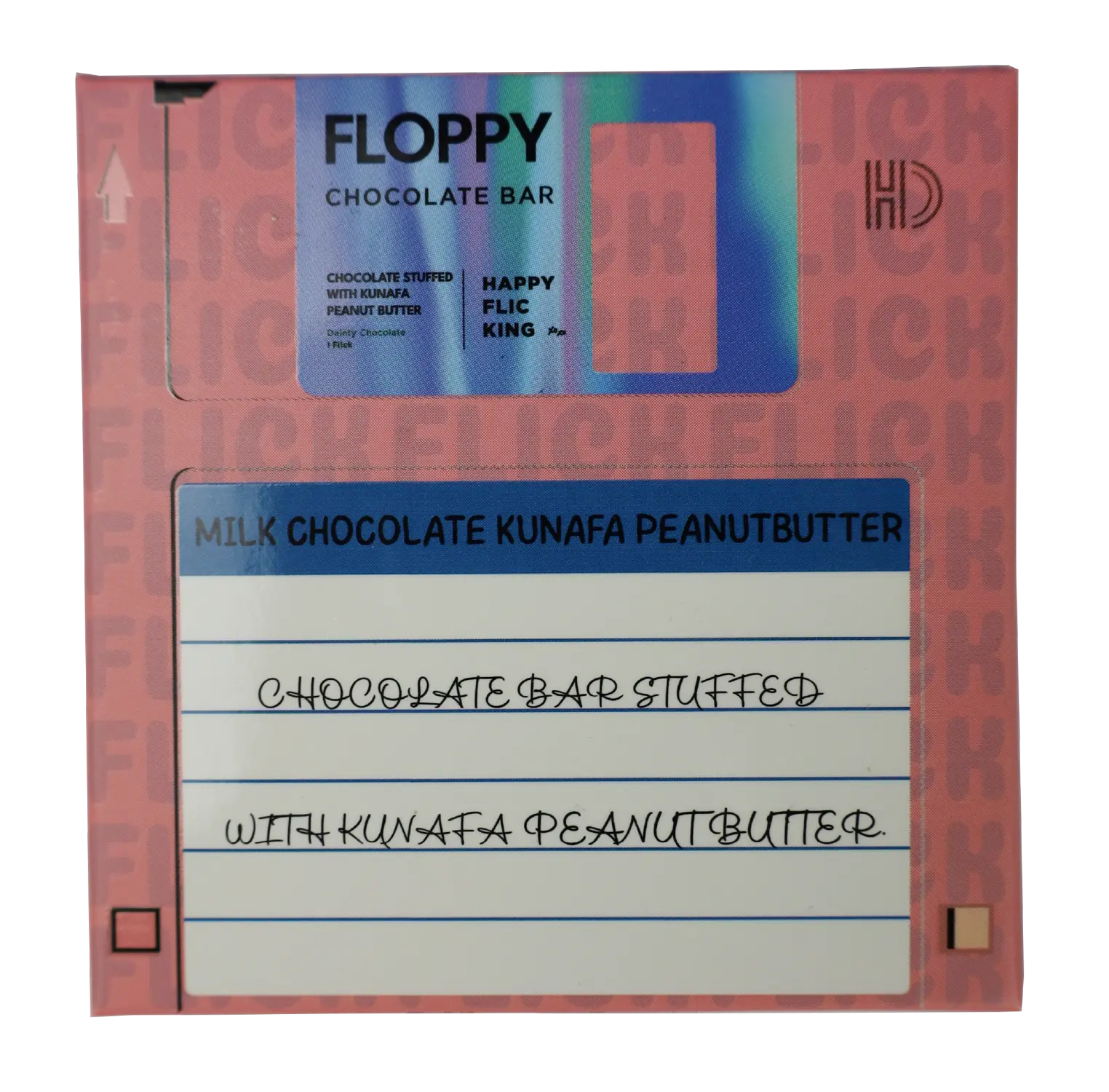 Floppy Milk Chocolate with Kunafa Peanut Butter 57 gm  - view 1