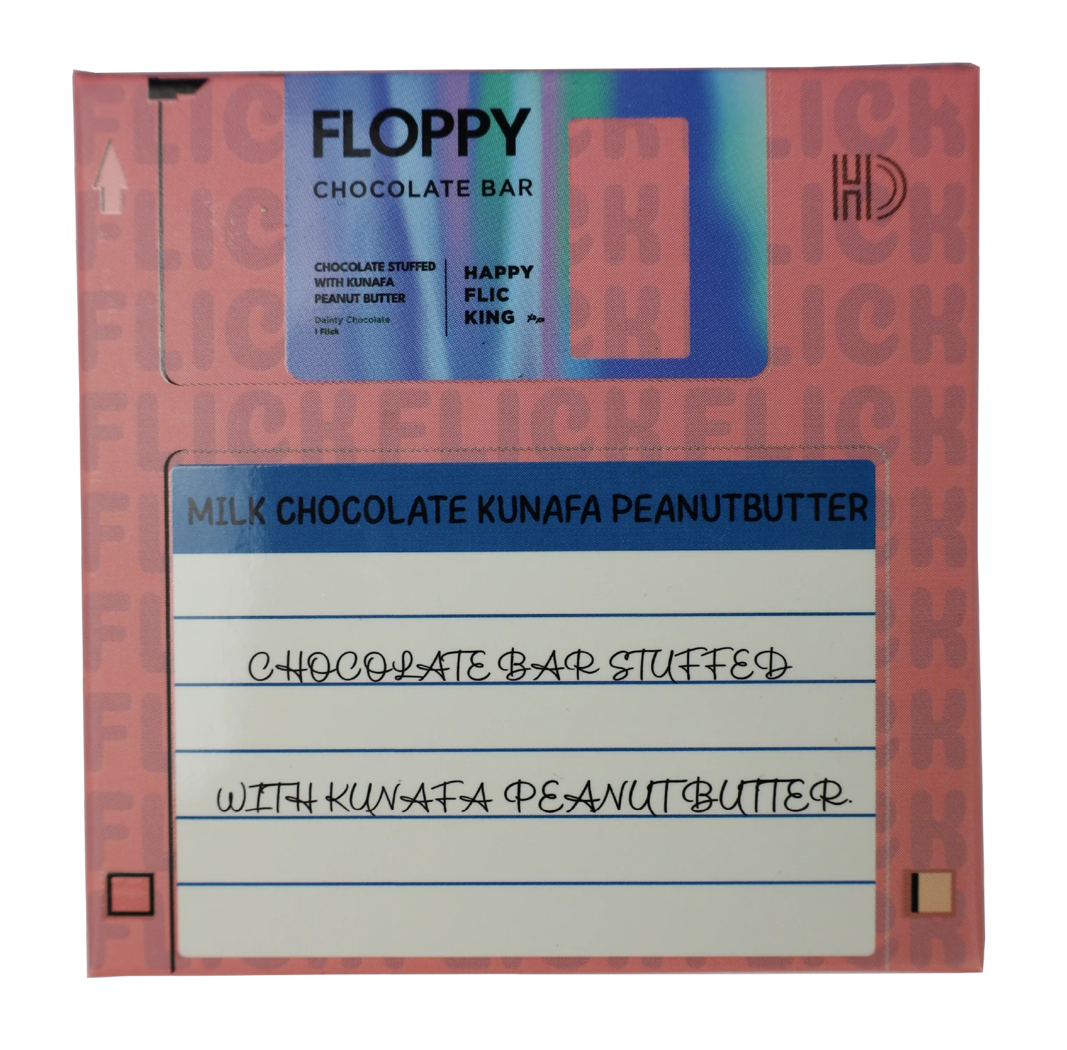 Floppy Milk Chocolate with Kunafa Peanut Butter 57 gm 