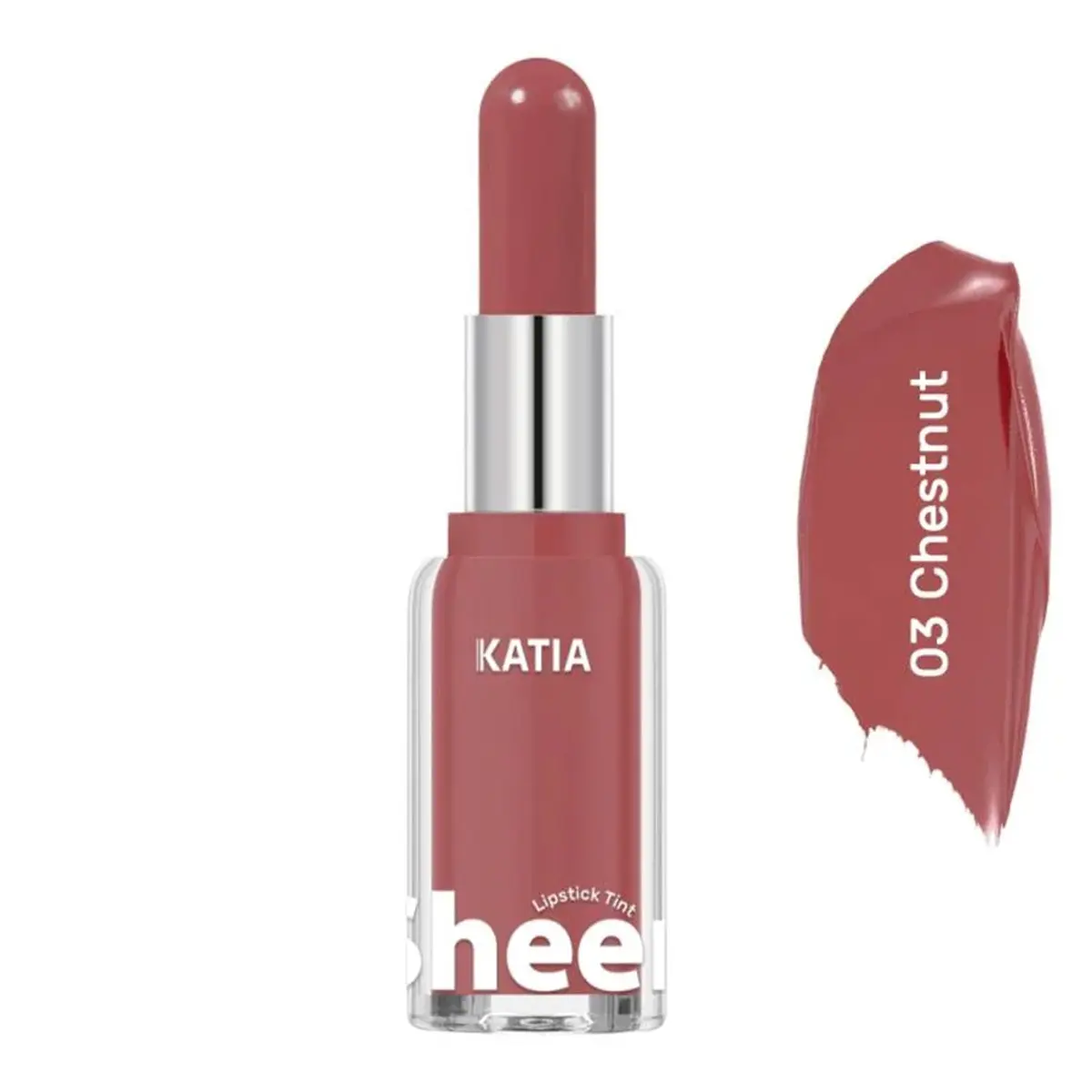 Katia Creamy Lip Tint Stick 03 Chestnut - view 2