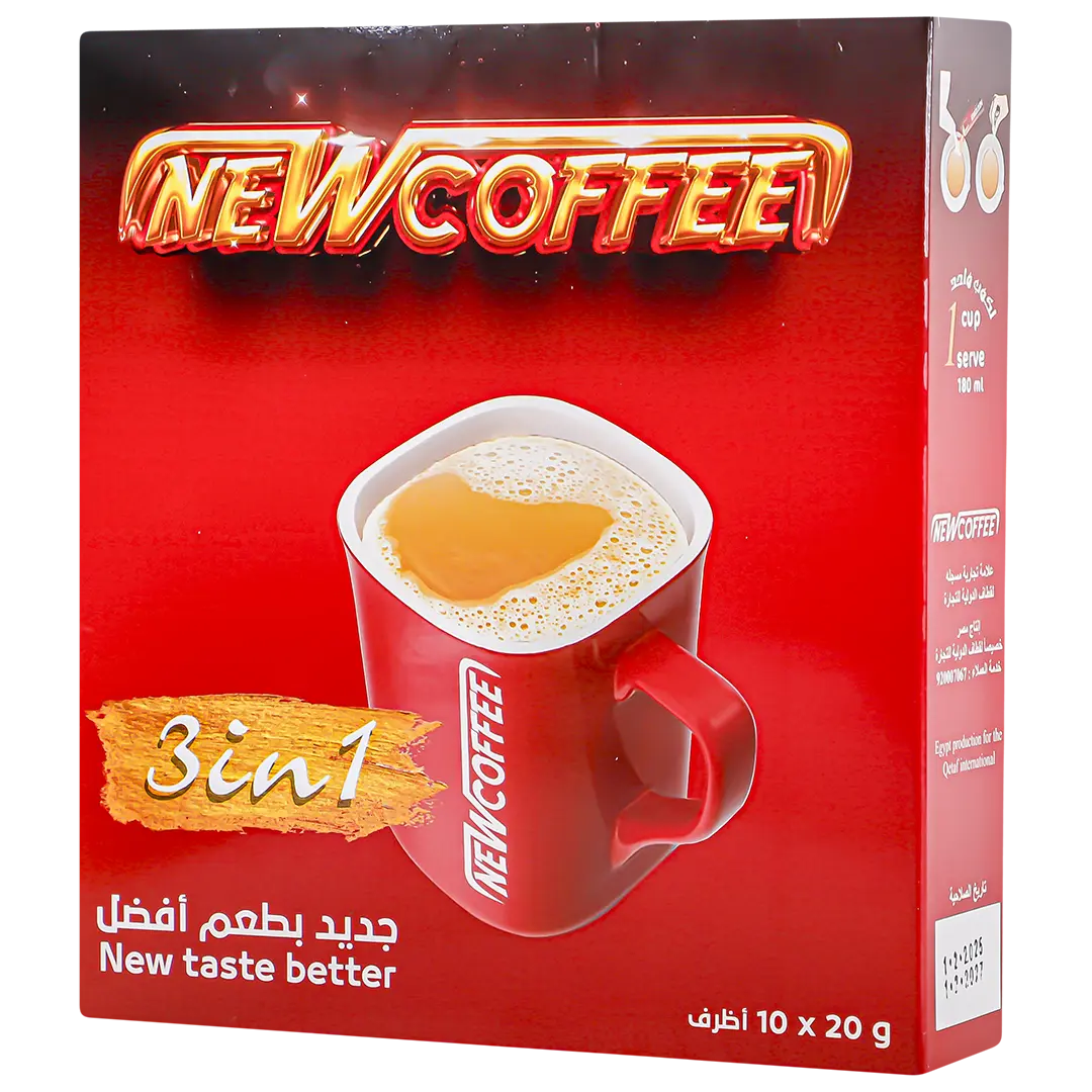 New Coffee 3 in 1 Sweetened Whitened Coffee 10 Sachets 20 gm - view 1