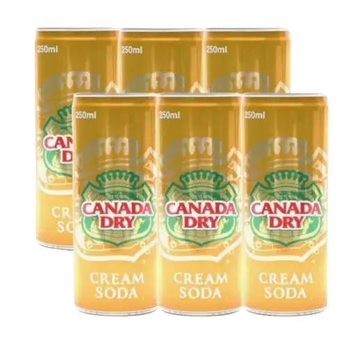 Canada Dry Cream Soda 250MlX6 - view 1