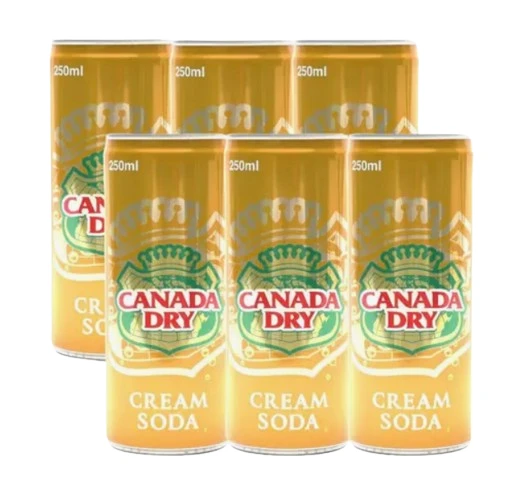 Canada Dry Cream Soda 250MlX6