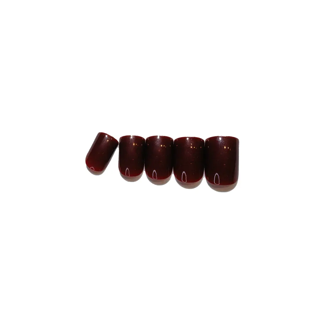 Loca Small Nails Natural Shape Brown Color N3 - view 3