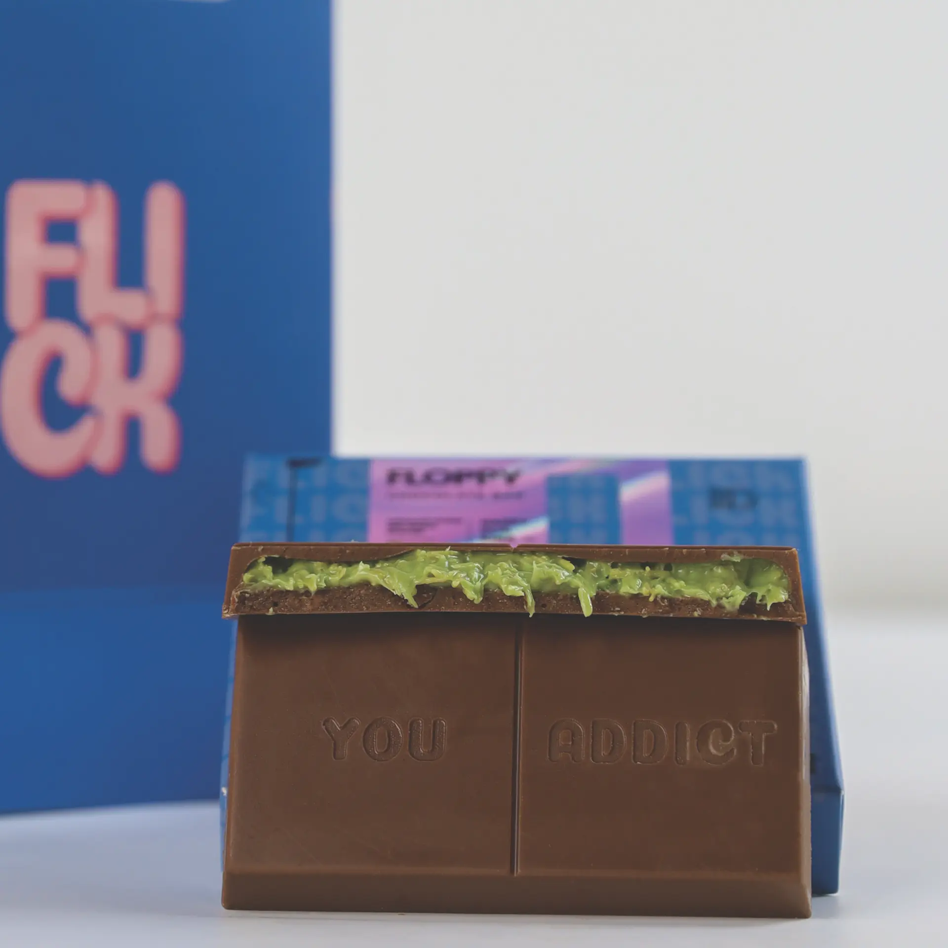 Floppy Milk Chocolate with Kunafa Pistachio 57 gm - view 4