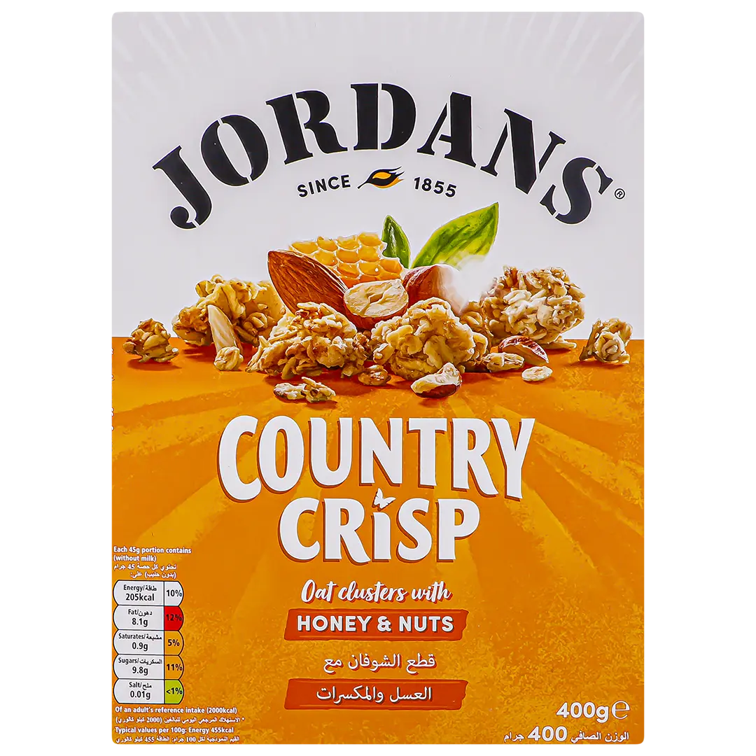 Jordans Country Crispy Oat Dusters With Honey &Nuts 400 gm - view 2