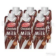 Kdd Lactose Free Chocolate Flavored Milk  6x250 ml