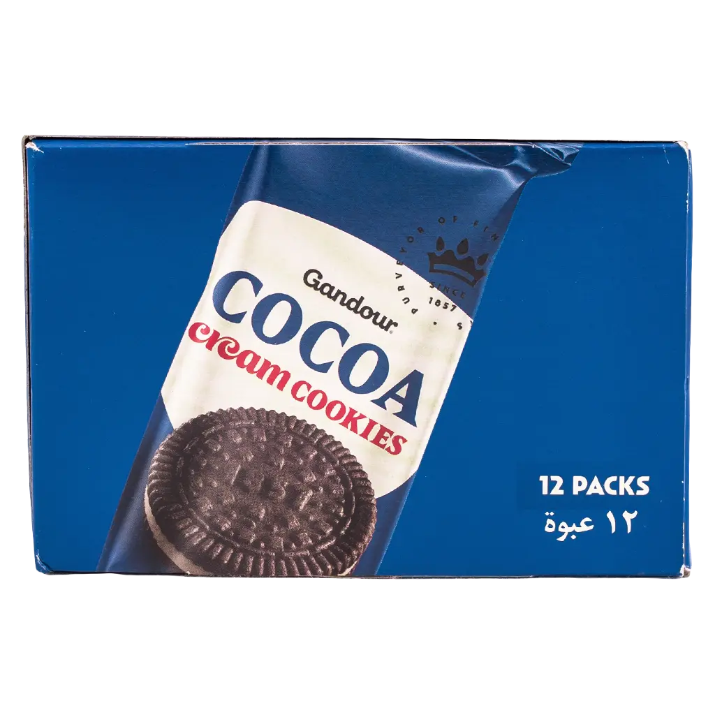 Gandour Biscuit Cocoa with Cream  12 pcs 38 gm - view 4