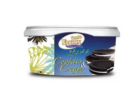 Fabion Ice Cream Cookies And Cream 1 Ltr
