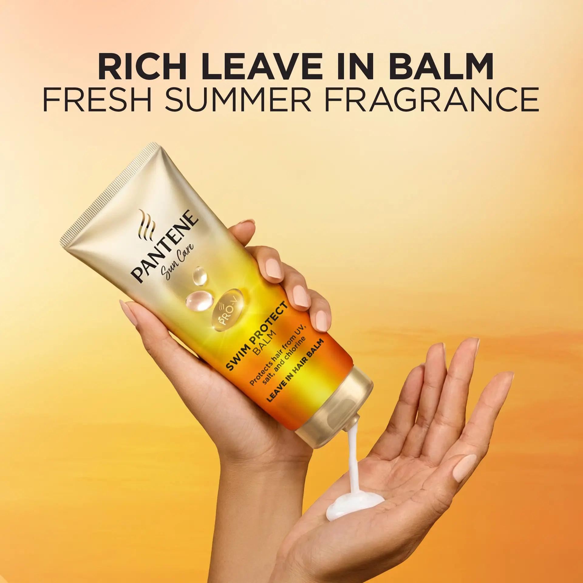 Pantene Sun Care Swim Protect Leave In Hair Balm 180 ml - view 3