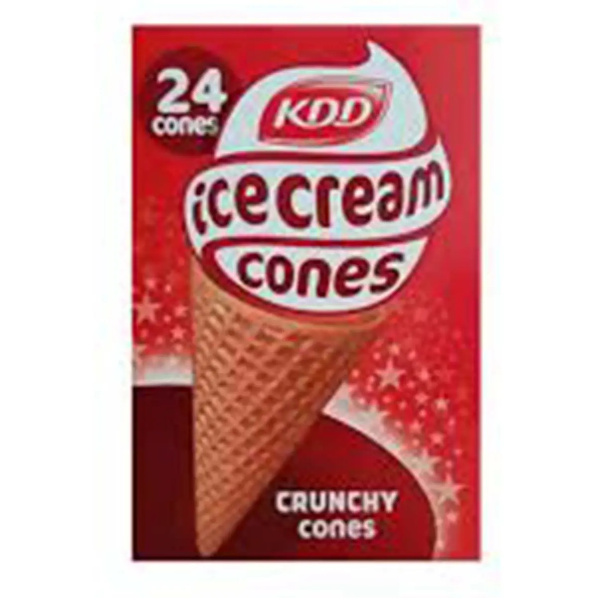 Kdd Ice Cream Crunchy Cones 24Pcs - view 1