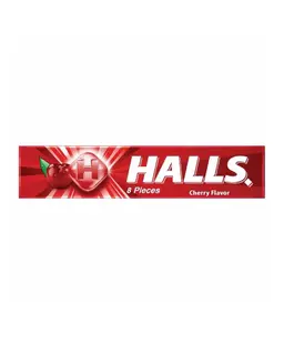 Halls Cherry Flavored Candy 22.4 gm