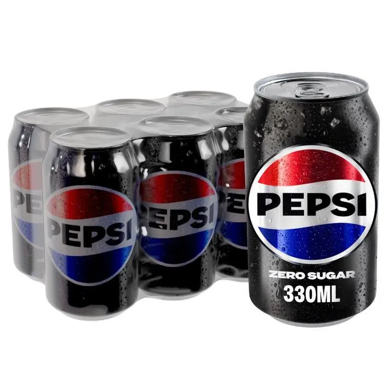 Pepsi Zero Carbonated Soft Drink 6X330ML - view 1