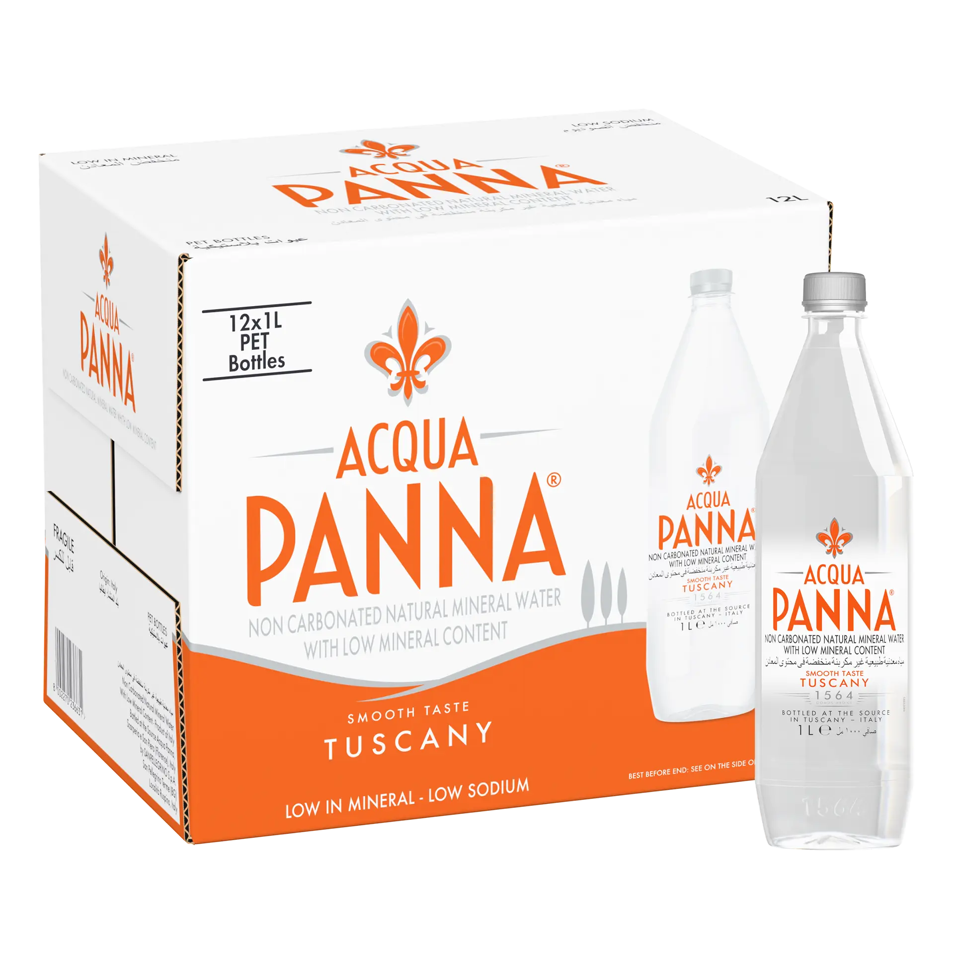 Acqua Panna Natural Water 12 pcs 1 L  - view 1