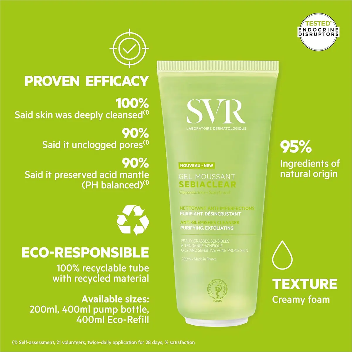 SVR Lysalpha Cleansing Gel for Oily & Combination Skin 200 ml - view 2