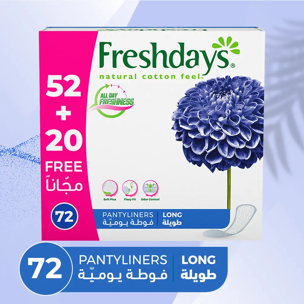 Freshdays Daily Liners Long 72 pads - view 5