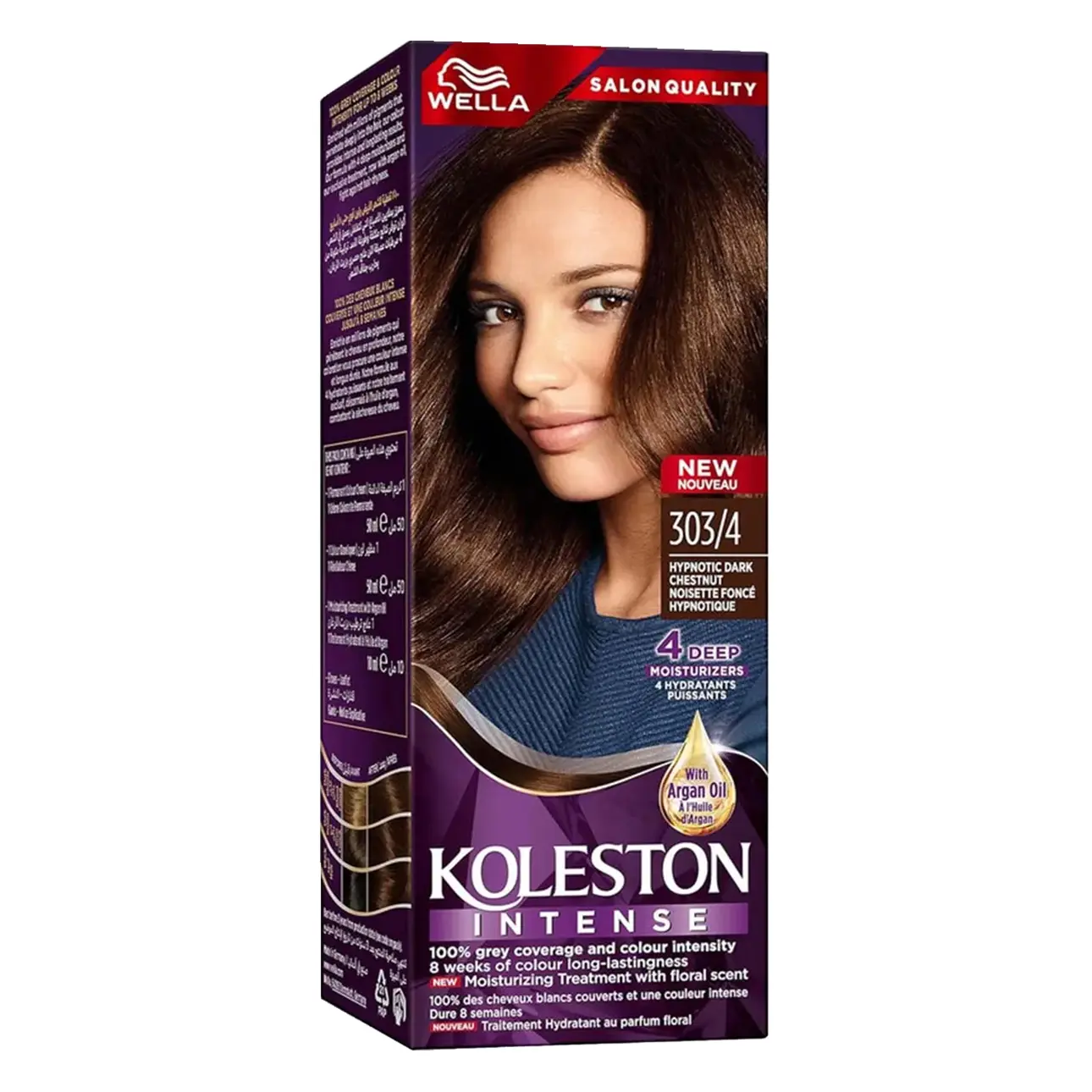 Wella Koleston Intense Hair Color 303/4 Dark Chestnut - view 1