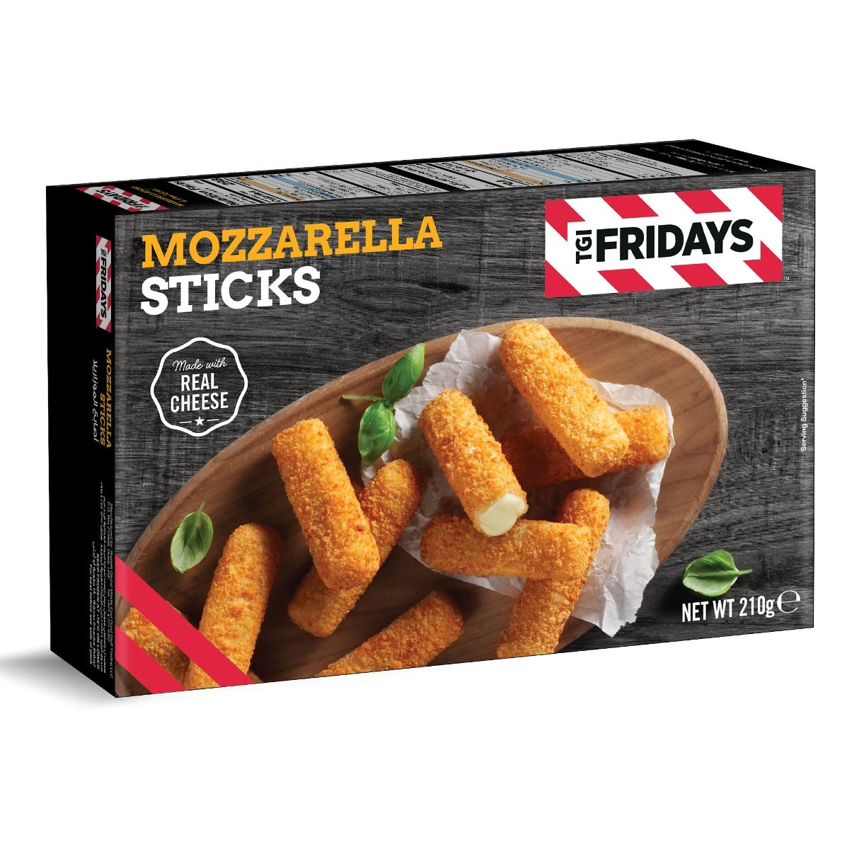 Tgi Fridays Frozen Mozzarella Cheese Sticks 210 gm