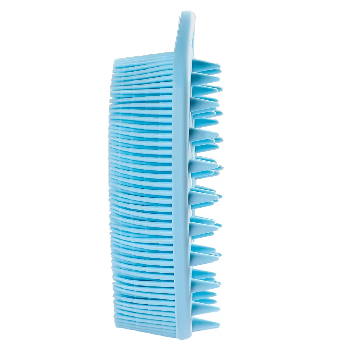 Mella Silicone Brush For Cleaning And Exfoliating The Body And Head Massage 2 in 1 Blue - view 2