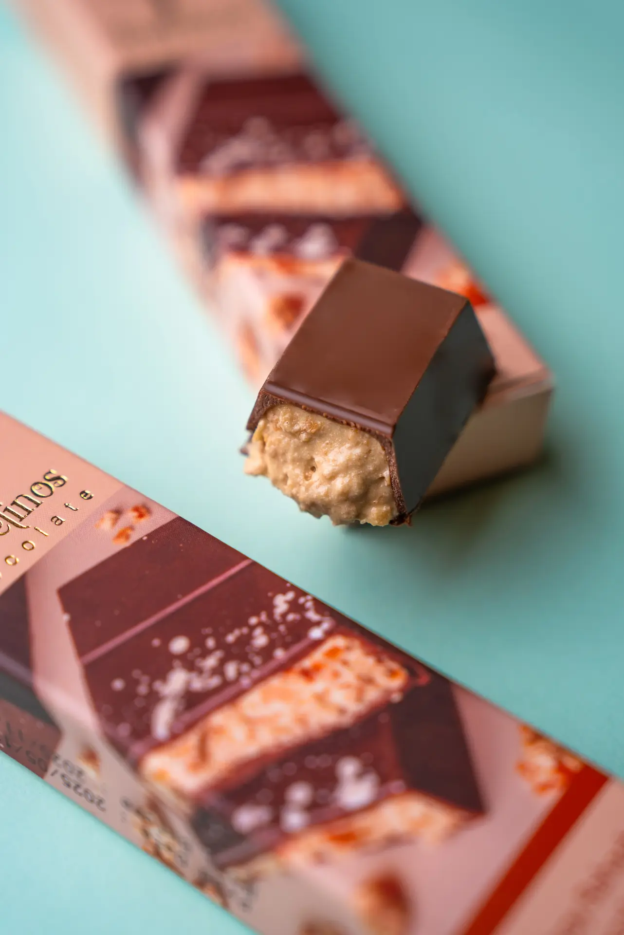 Truffelinos Chocolate Bar Pistachio With Kunafa 50 Gm - view 3