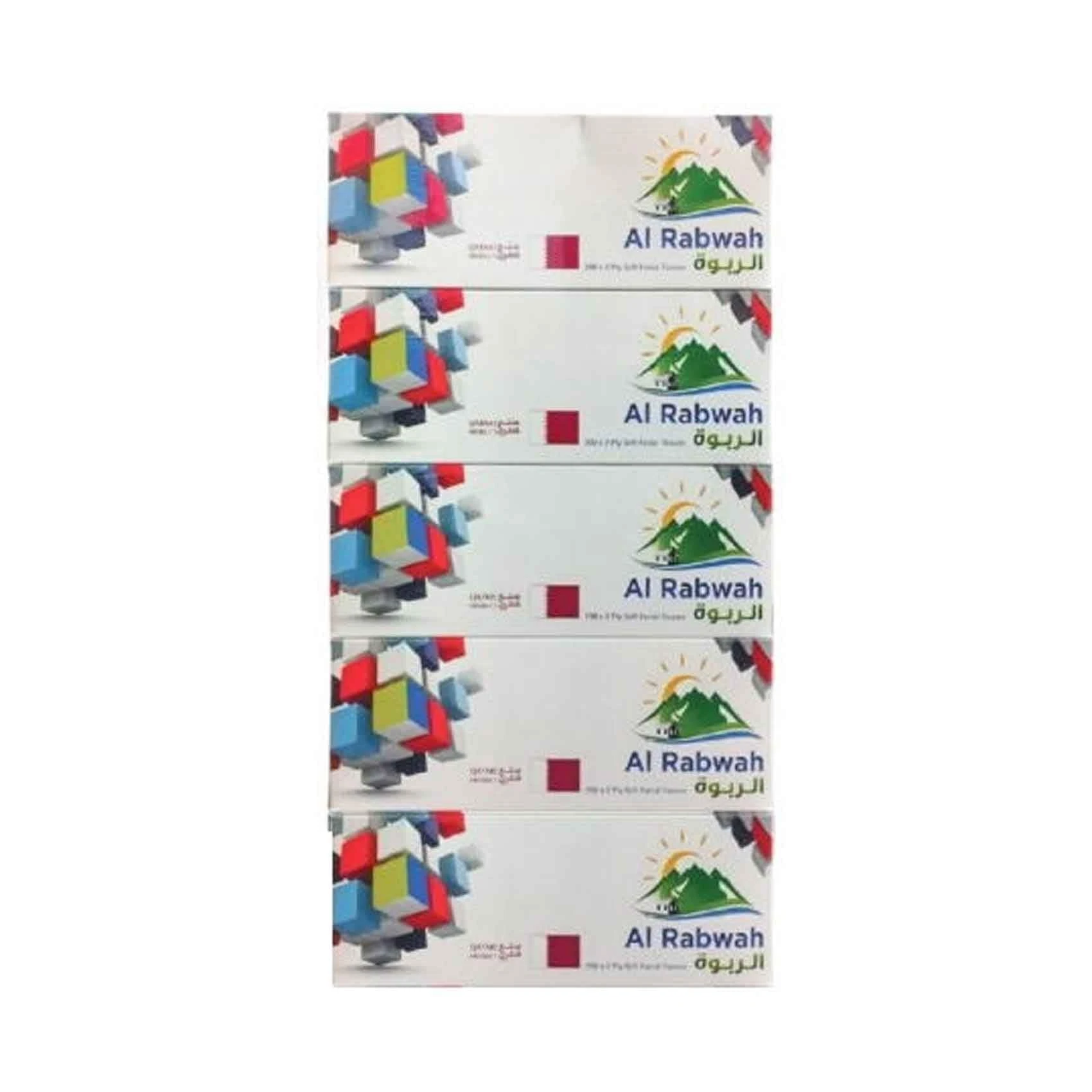 Al Rabwah Facial Tissue 200 Sheet 2 Ply