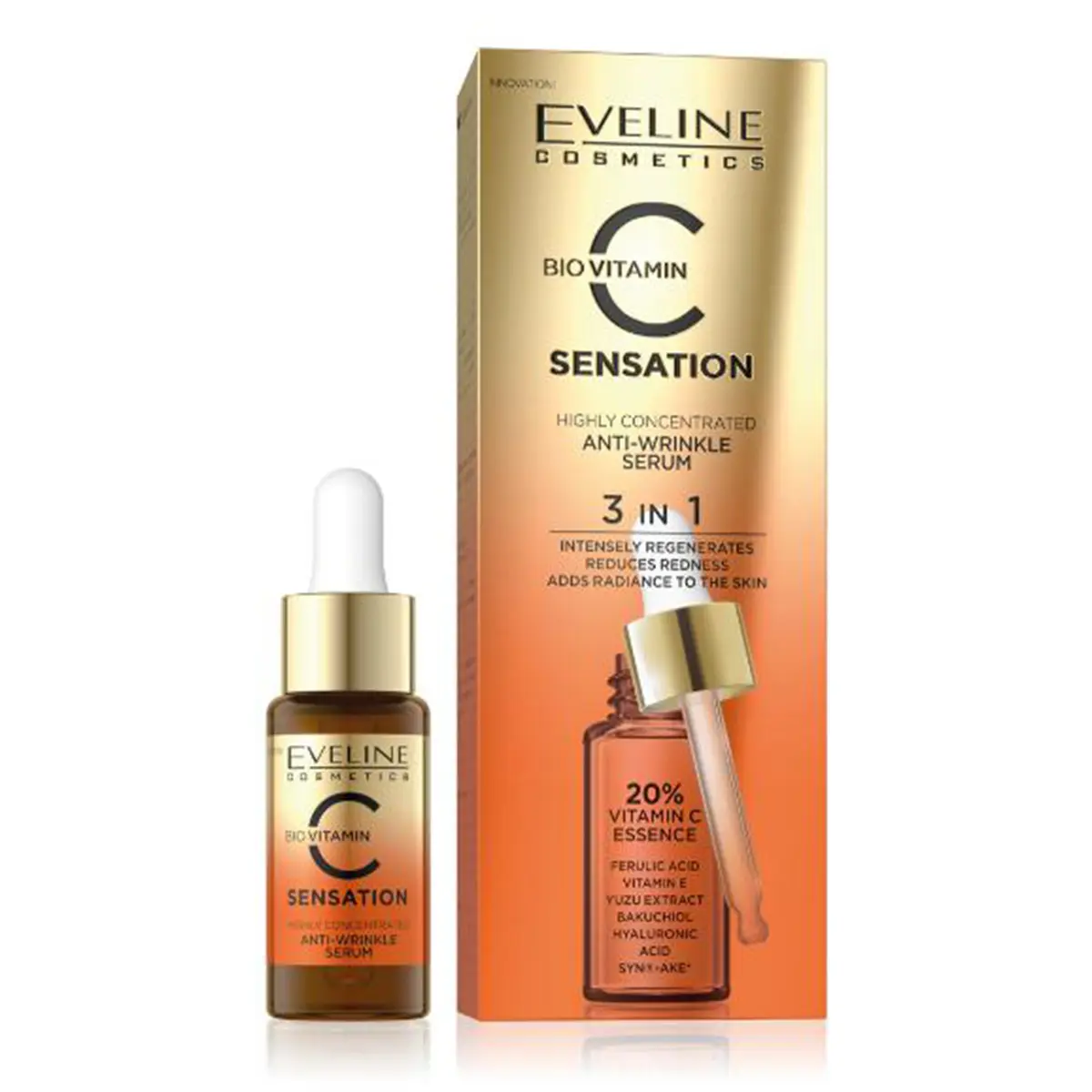 Eveline C Sensation Vit C 20% Anti-Wrinkle Serum 18 ml - view 1