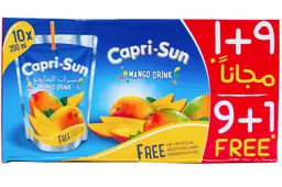 Capri-Sun Mango Drink 200 Ml 9+1Free