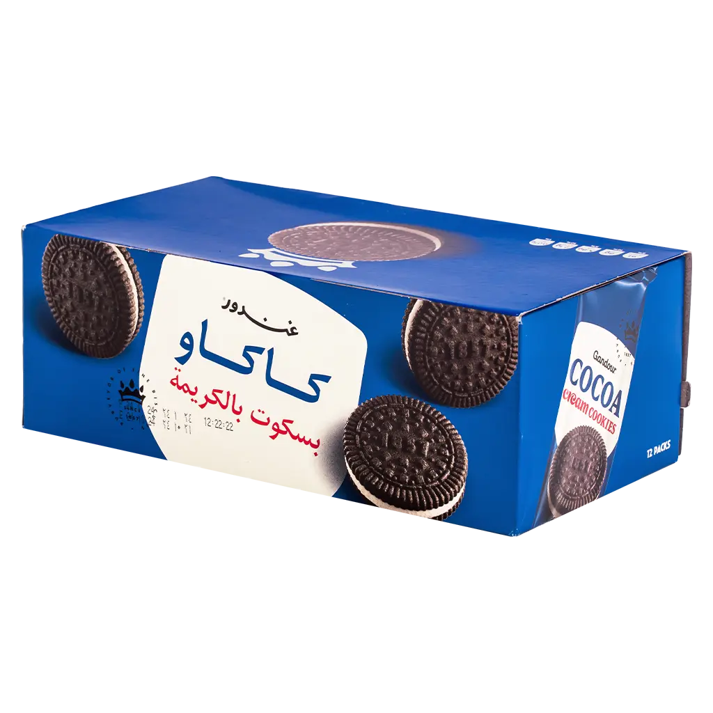 Gandour Biscuit Cocoa with Cream  12 pcs 38 gm - view 1