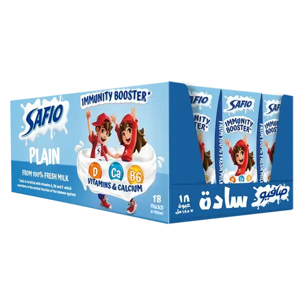 Safio Full Fat Long Life Milk 18 pcs 185 ml - view 1